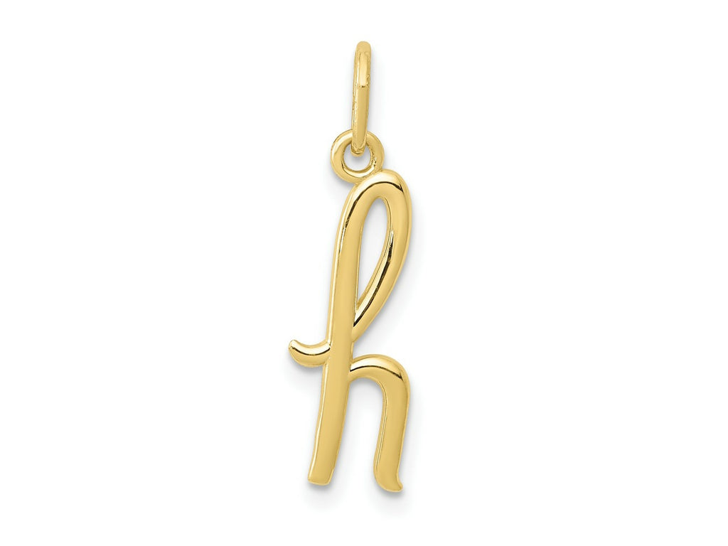 FJC Finejewelers 10 kt Yellow Gold Letter H Initial Charm