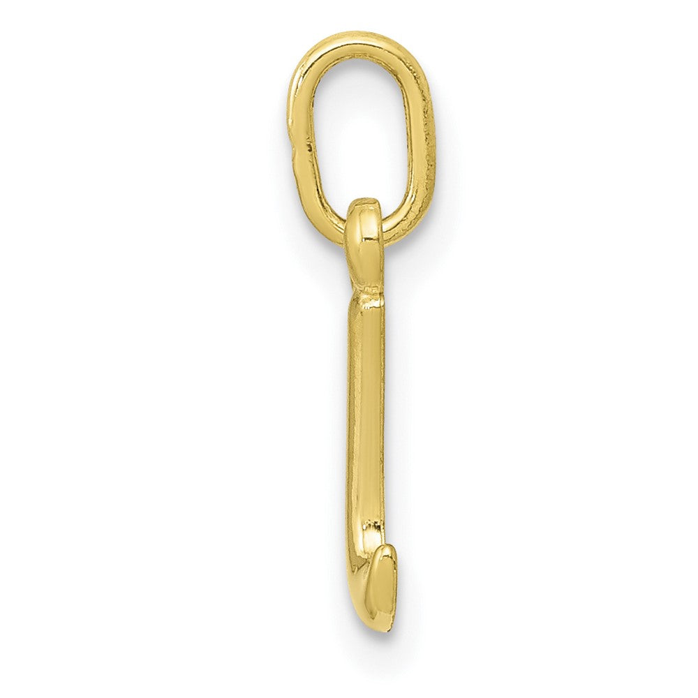 FJC Finejewelers 10 kt Yellow Gold Letter I Initial Charm