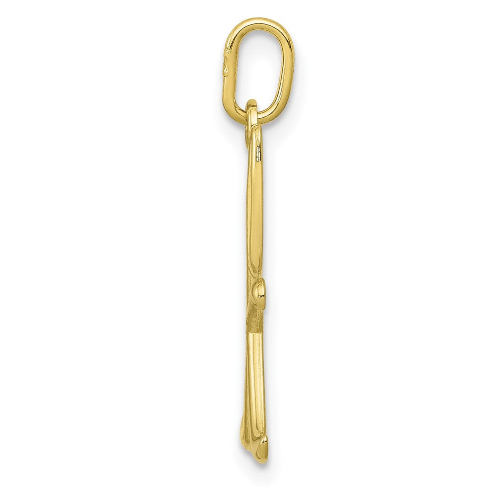 FJC Finejewelers 10 kt Yellow Gold Letter K Initial Charm