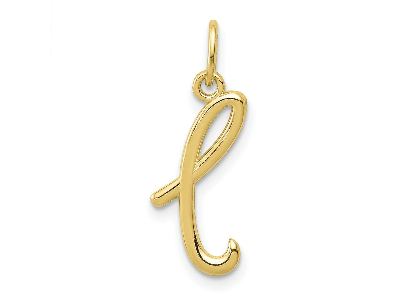 FJC Finejewelers 10 kt Yellow Gold Letter L Initial Charm