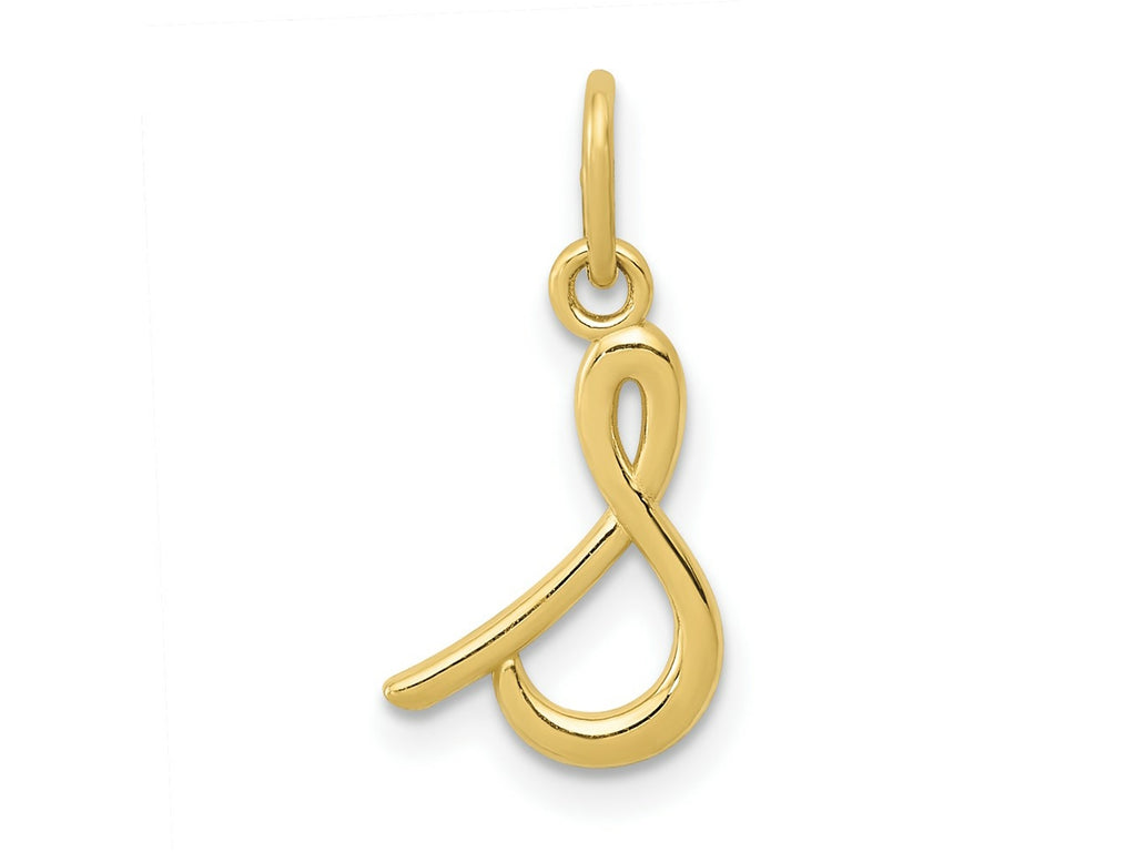 FJC Finejewelers 10 kt Yellow Gold Letter S Initial Charm