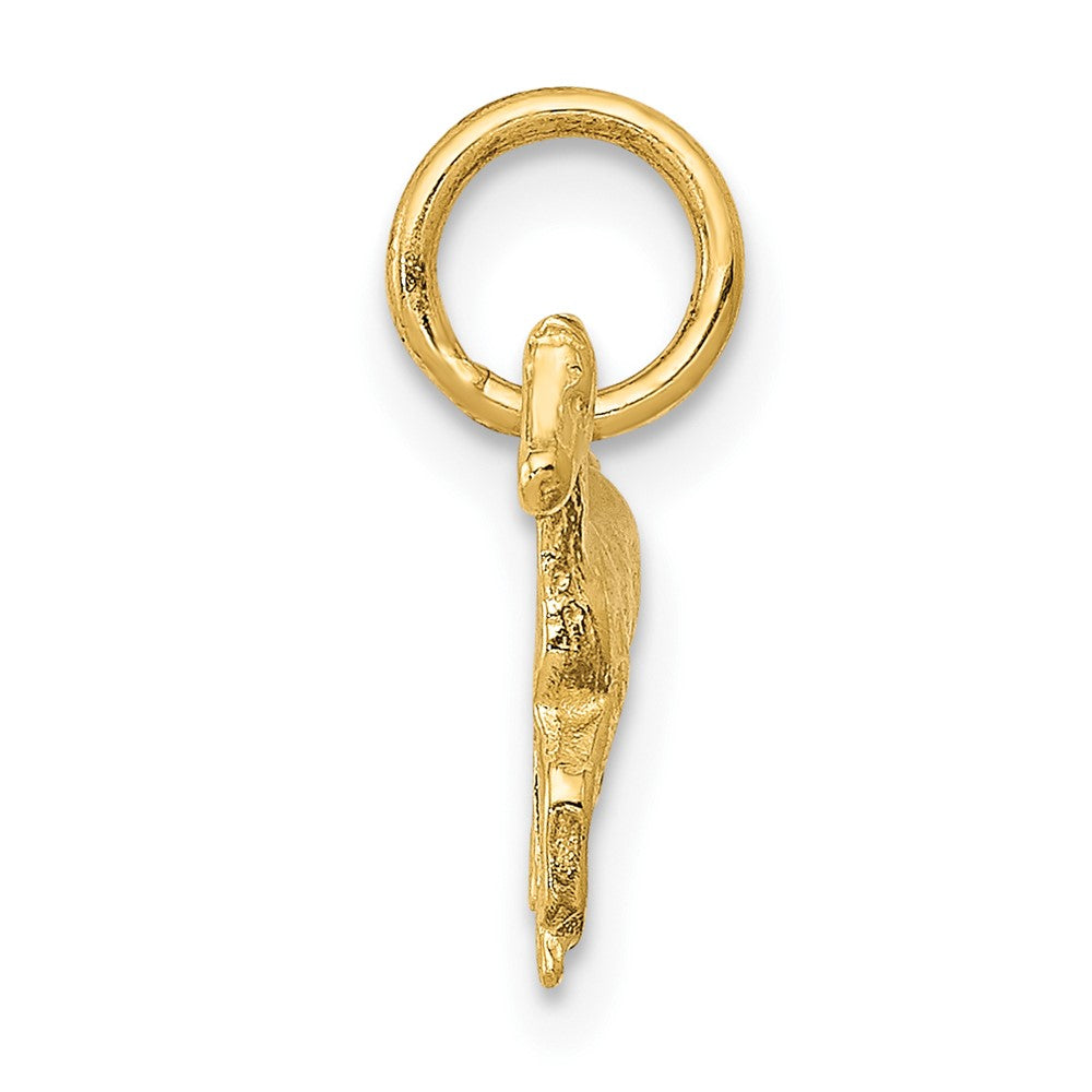 FJC Finejewelers 10 kt Yellow Gold Polished Horse Charm 13 x 13 mm