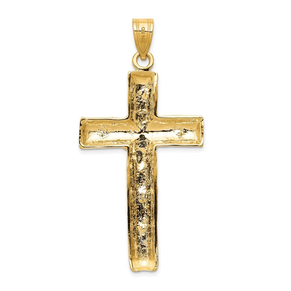 FJC Finejewelers 10 kt Yellow Gold Crucifix Charm 59 x 27 mm