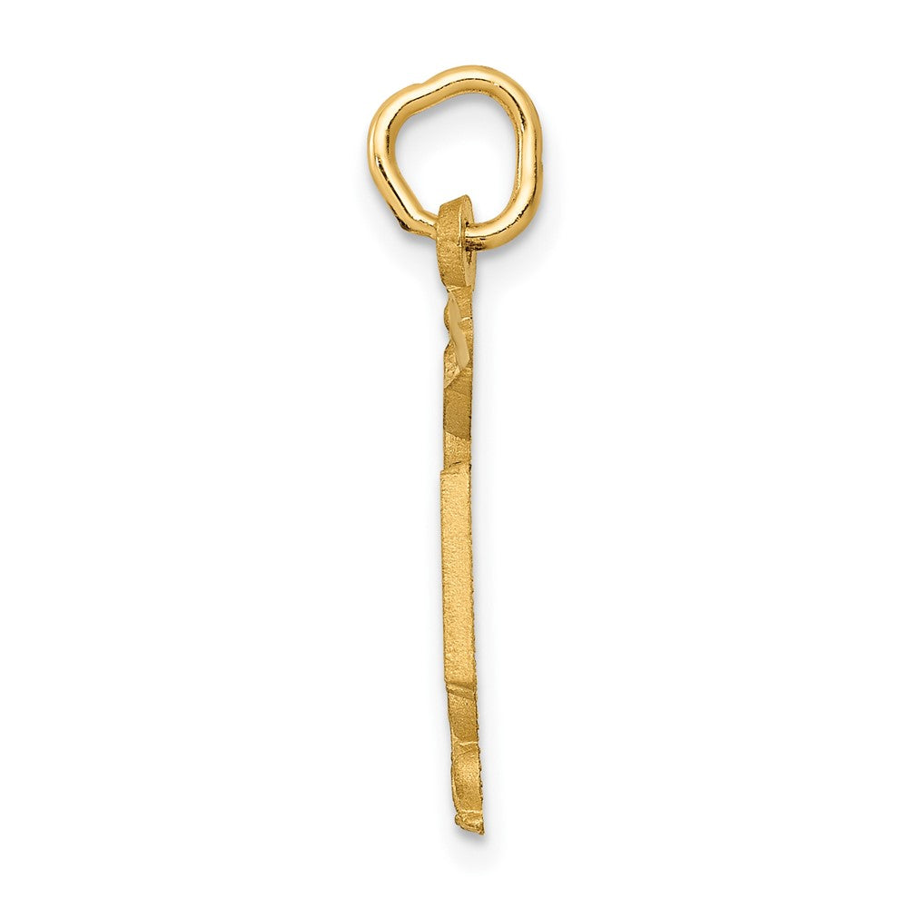 FJC Finejewelers 10 kt Yellow Gold Nurse Charm 25 x 15 mm