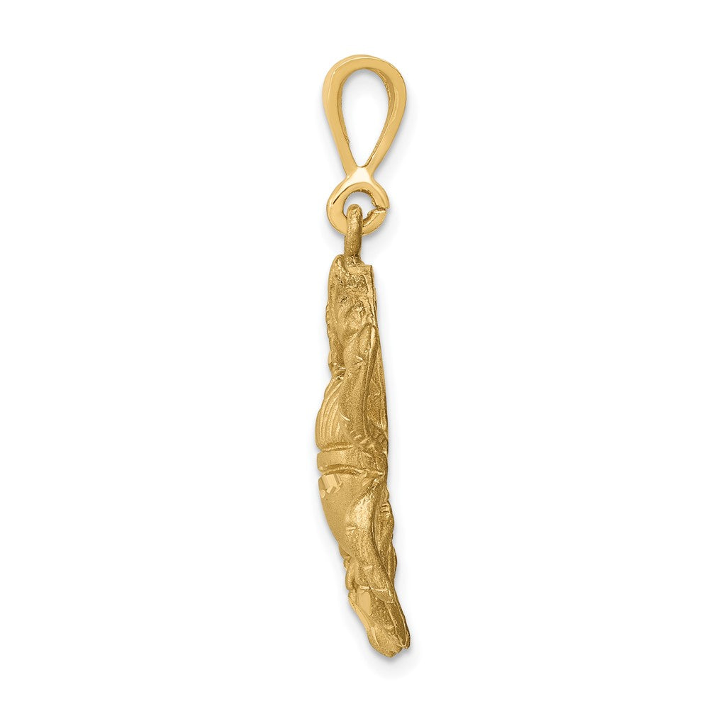 FJC Finejewelers 10 kt Yellow Gold Cancer Zodiac Charm 35 x 25 mm