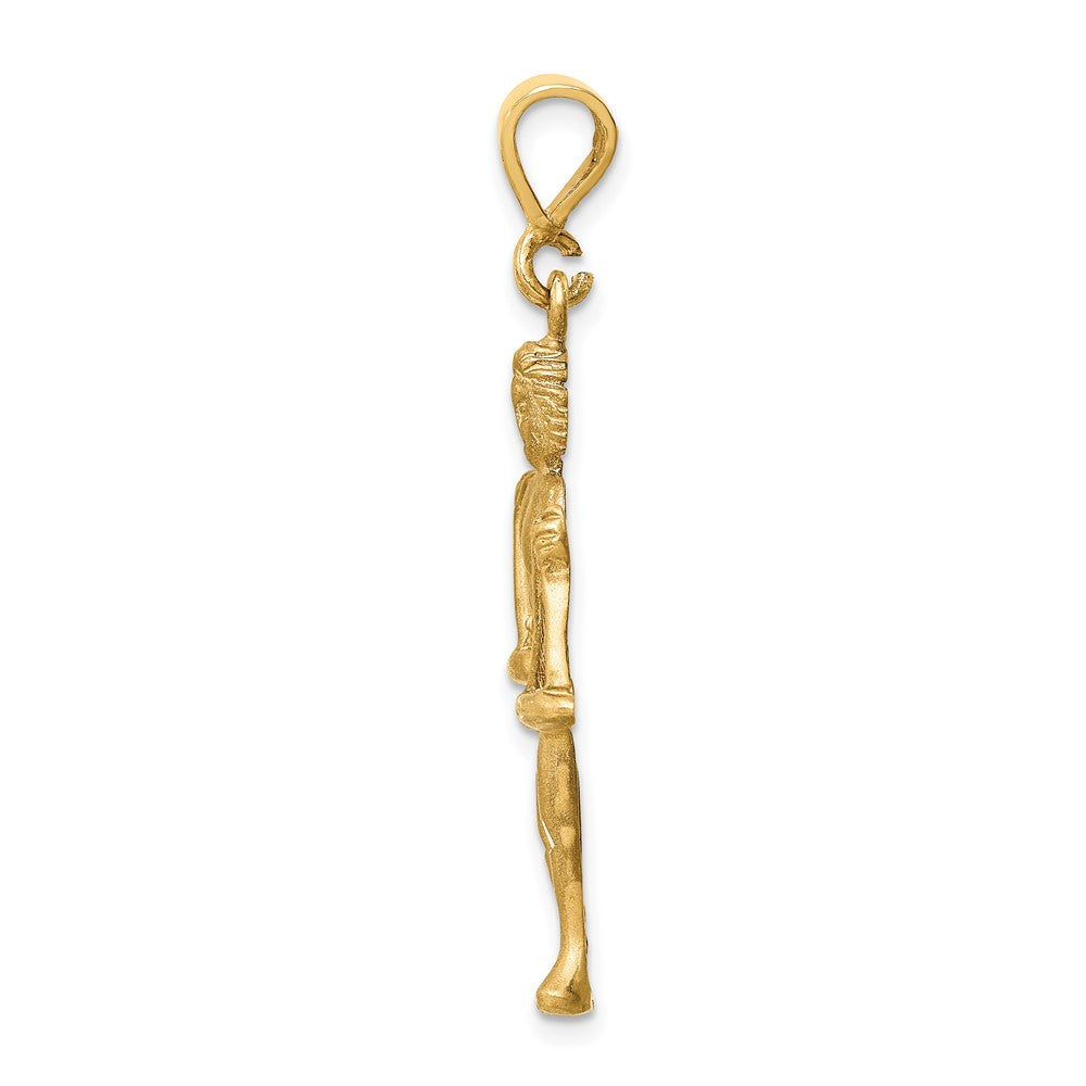 FJC Finejewelers 10 kt Yellow Gold Libra Zodiac Charm 42 x 20 mm