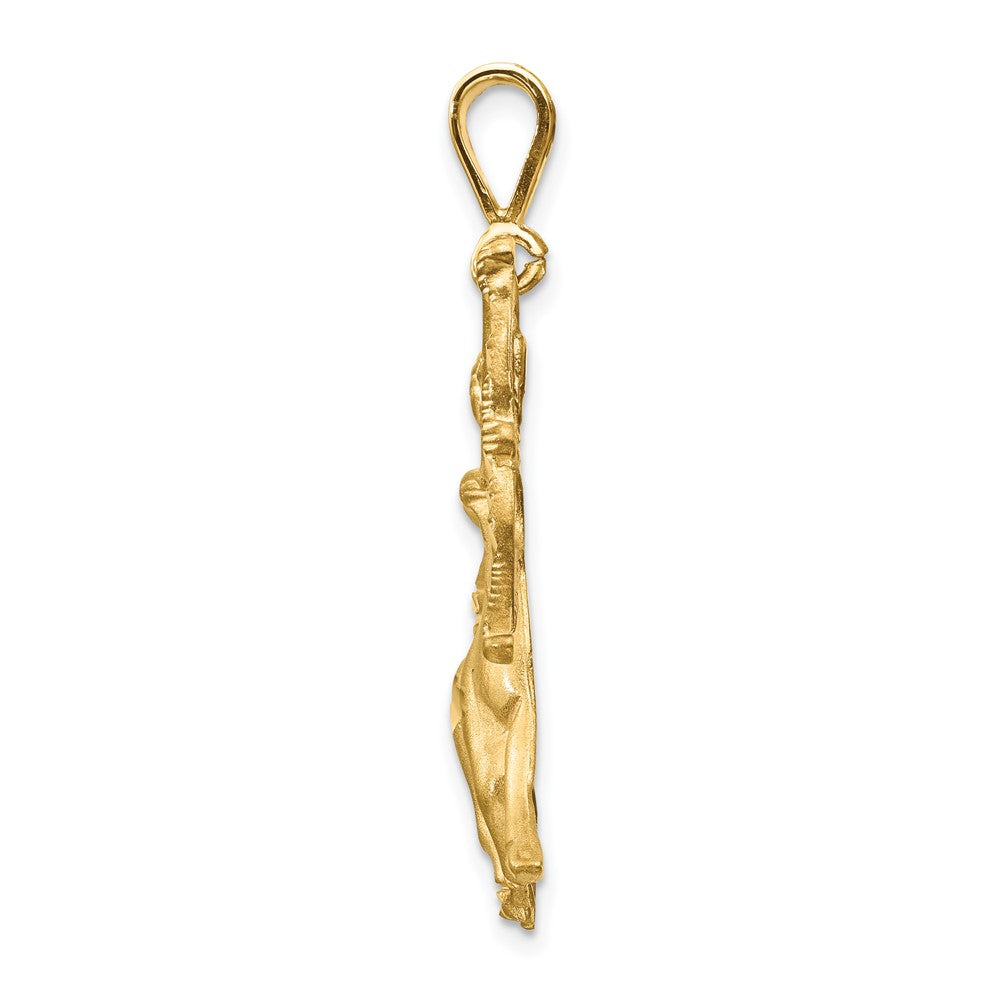 FJC Finejewelers 10 kt Yellow Gold Sagittarius Zodiac Charm 40 x 25 mm