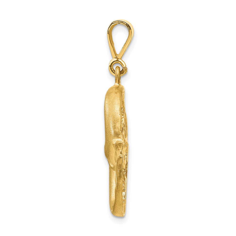 FJC Finejewelers 10 kt Yellow Gold Pisces Zodiac Charm 35 x 20 mm