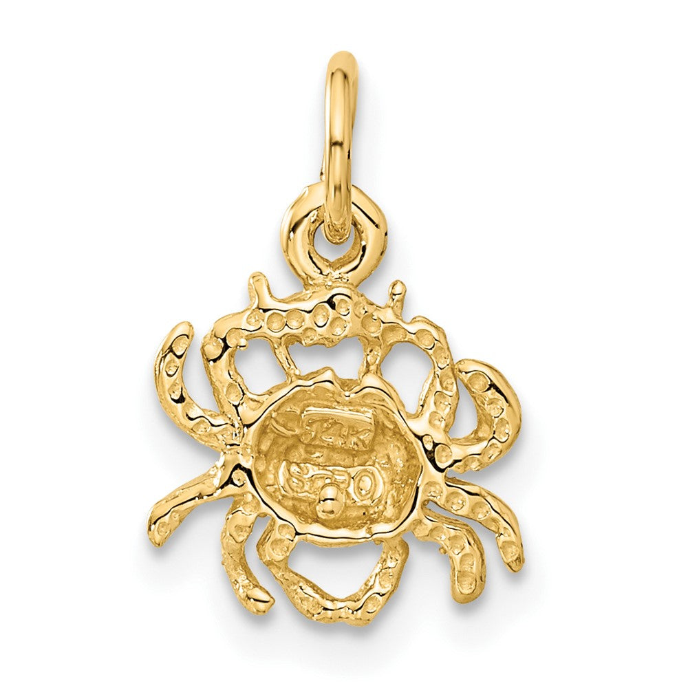 FJC Finejewelers 10 kt Yellow Gold Cancer Zodiac Charm 20 x 10 mm
