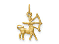 FJC Finejewelers 10 kt Yellow Gold Sagittarius Zodiac Charm 22 x 12 mm