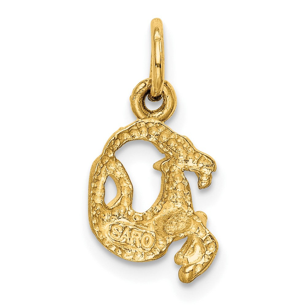 FJC Finejewelers 10 kt Yellow Gold Capricorn Zodiac Charm 18 x 10 mm