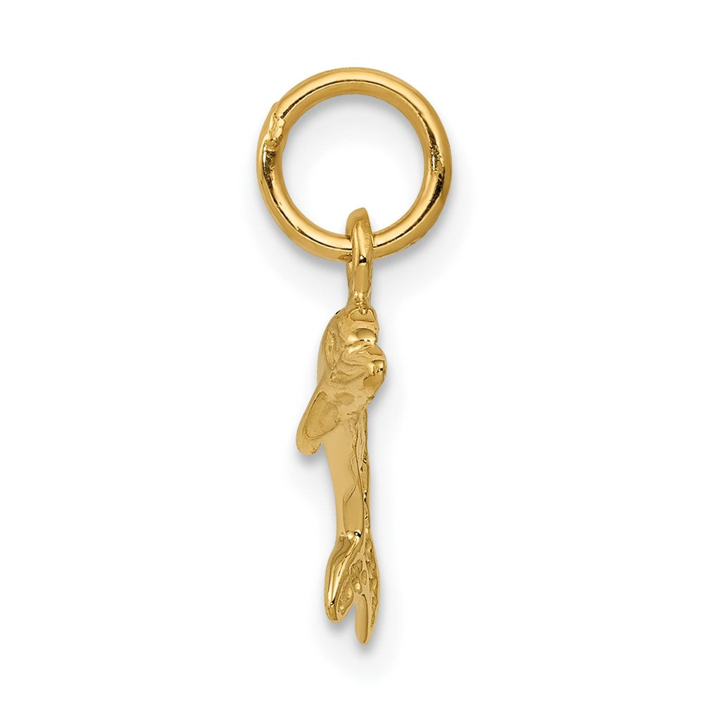 FJC Finejewelers 10 kt Yellow Gold Dolphin Charm 15 x 13 mm