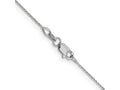 FJC Finejewelers 14 kt White Gold Bright Cut Cable Chain 16 Inches x 0.8 mm