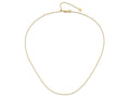 FJC Finejewelers 14 kt Yellow Gold Adjustable Bright Cut Cable Chain 22 Inches x 1.1 mm