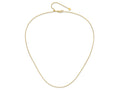FJC Finejewelers 14 kt Yellow Gold Adjustable Flat Cable Chain 22 Inches x 1.25 mm