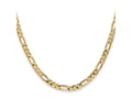 FJC Finejewelers 14 kt Yellow Gold Flat Figaro Chain 18 Inches x 4.75 mm