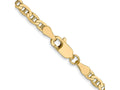 FJC Finejewelers 14 kt Yellow Gold Concave Anchor Chain Bracelet 8 Inches x 3 mm