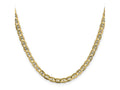 FJC Finejewelers 14 kt Yellow Gold Concave Anchor Chain 18 Inches x 4.5 mm