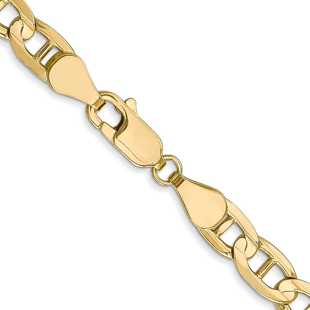 FJC Finejewelers 14 kt Yellow Gold Concave Anchor Chain Bracelet 8 Inches x 5.25 mm