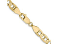 FJC Finejewelers 14 kt Yellow Gold Concave Anchor Chain Bracelet 9 Inches x 5.25 mm