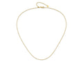FJC Finejewelers 14 kt Yellow Gold Adjustable Sparkle Singapore Chain 22 Inches x 0.95 mm