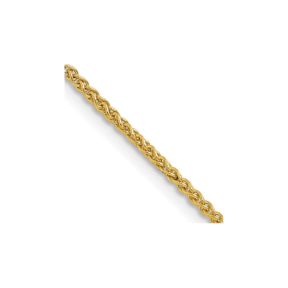 FJC Finejewelers 14 kt Yellow Gold Spiga (Wheat) Chain 22 Inches x 1 mm