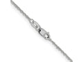 FJC Finejewelers 14 kt White Gold Sparkle Singapore Chain 24 Inches x 1 mm