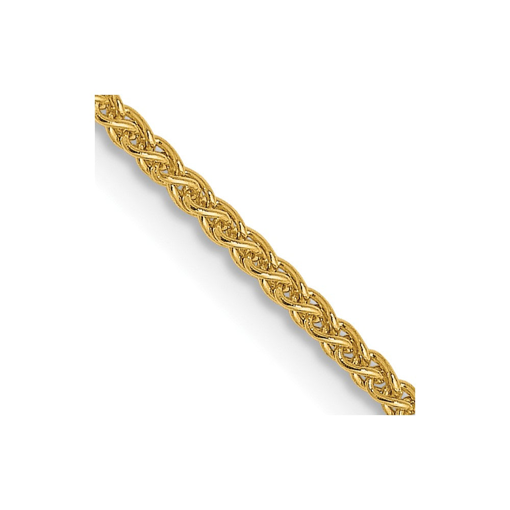 FJC Finejewelers 14 kt Yellow Gold Spiga (Wheat) Chain 22 Inches x 1.2 mm