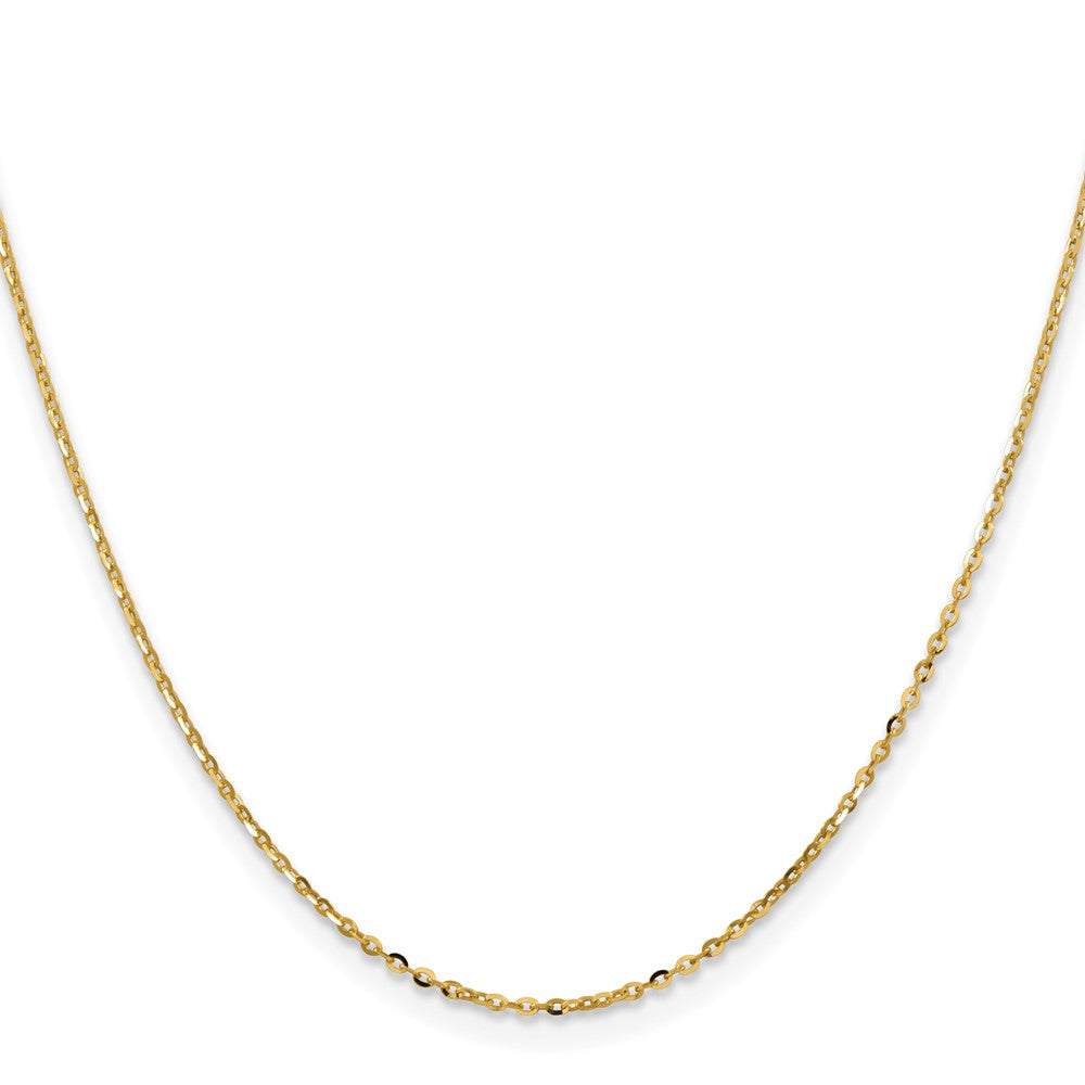 FJC Finejewelers 18 kt Yellow Gold 18K Bright Cut Cable Chain 18 Inches x 1.5 mm