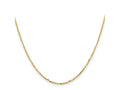 FJC Finejewelers 18 kt Yellow Gold Bright Cut Cable Chain 24 Inches x 1.5 mm