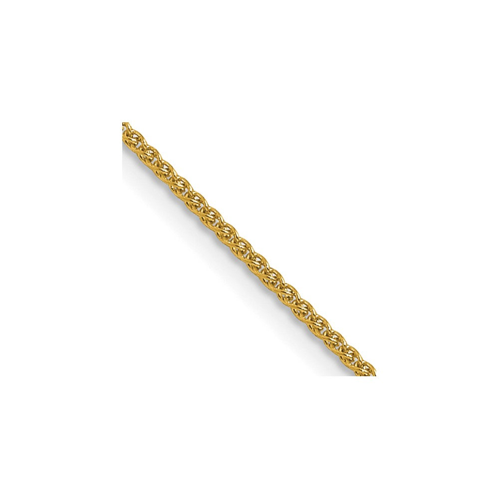 FJC Finejewelers 14 kt Yellow Gold Spiga (Wheat) Chain 24 Inches x 0.8 mm