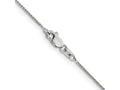 FJC Finejewelers 14 kt White Gold Spiga (Wheat) Chain 22 Inches x 0.8 mm