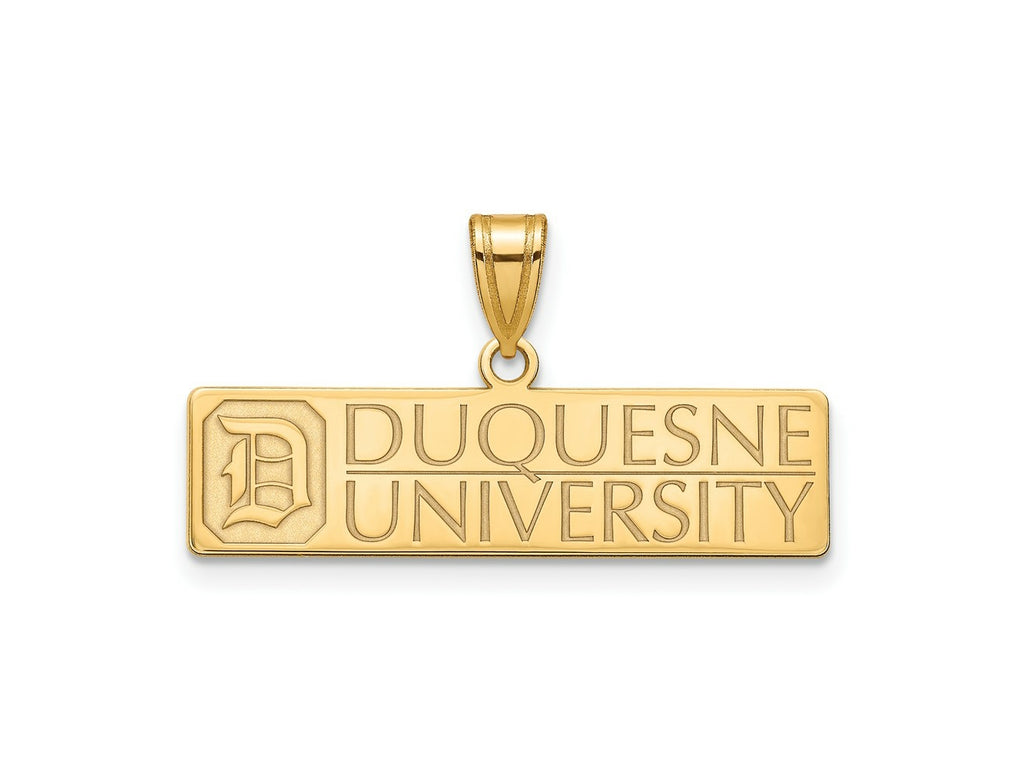 LogoArt 10 kt Yellow Gold Duquesne University Large Charm 24 x 27 mm