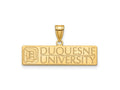 LogoArt 14 kt Yellow Gold Duquesne University Large Charm 24 x 27 mm
