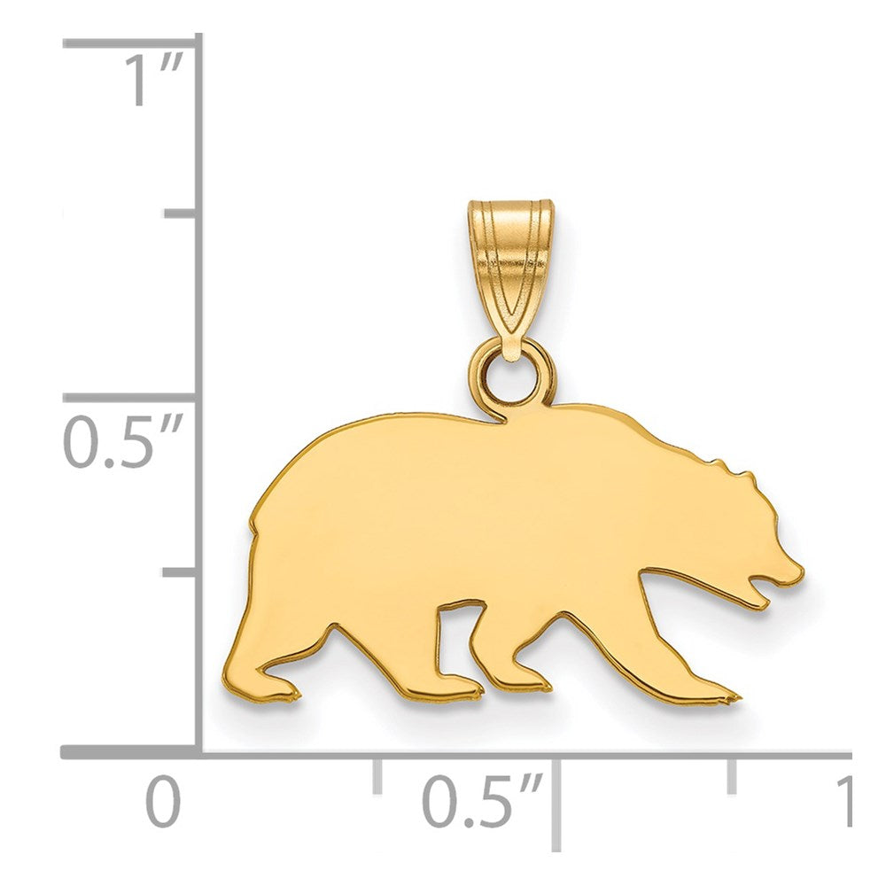 LogoArt 14 kt Yellow Gold University of California Berkeley Small Charm 18 x 8 mm