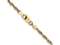 FJC Finejewelers 10 kt Yellow Gold Ultra Bright Cut Lightweight Rope Chain 24 Inches x 2.75 mm