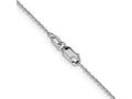 FJC Finejewelers 10 kt White Gold Flat Cable Chain 24 Inches x 1.1 mm