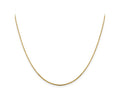 FJC Finejewelers 10 kt Yellow Gold Sparkle Octagonal Box Chain 20 Inches x 0.95 mm