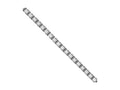 FJC Finejewelers 10 kt White Gold Sparkle Octagonal Box Chain 20 Inches x 0.95 mm