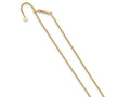 FJC Finejewelers 10 kt Yellow Gold Spiga Adjustable Wheat Chain 30 Inches x 1.35 mm