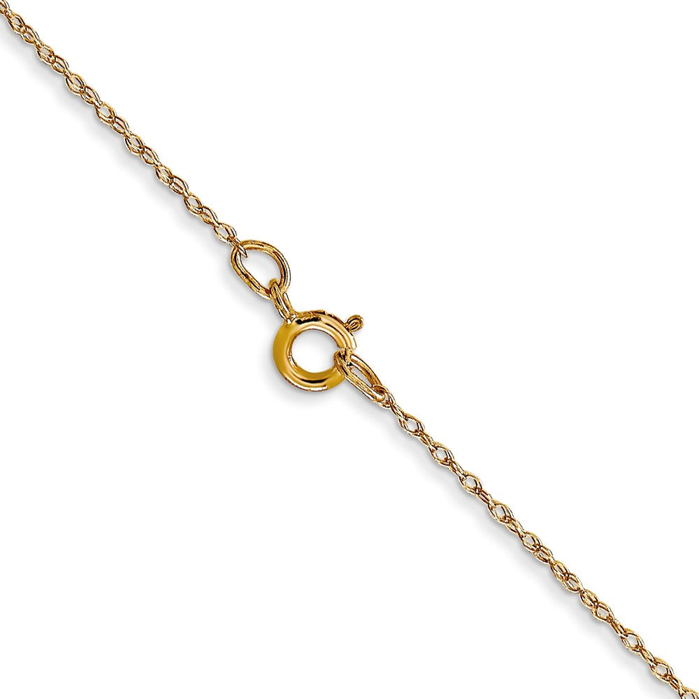 FJC Finejewelers 14 kt Yellow Gold .5 mm Carded Cable Rope Chain 22 Inches x 0.5 mm