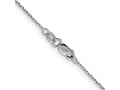 FJC Finejewelers 14 kt White Gold Bright Cut Rolo Chain 20 Inches x 1.25 mm