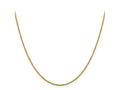 FJC Finejewelers 14 kt Yellow Gold Bright Cut Rolo Chain 18 Inches x 1.25 mm