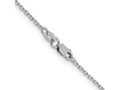FJC Finejewelers 14 kt White Gold Bright Cut Rolo Chain 16 Inches x 1.5 mm