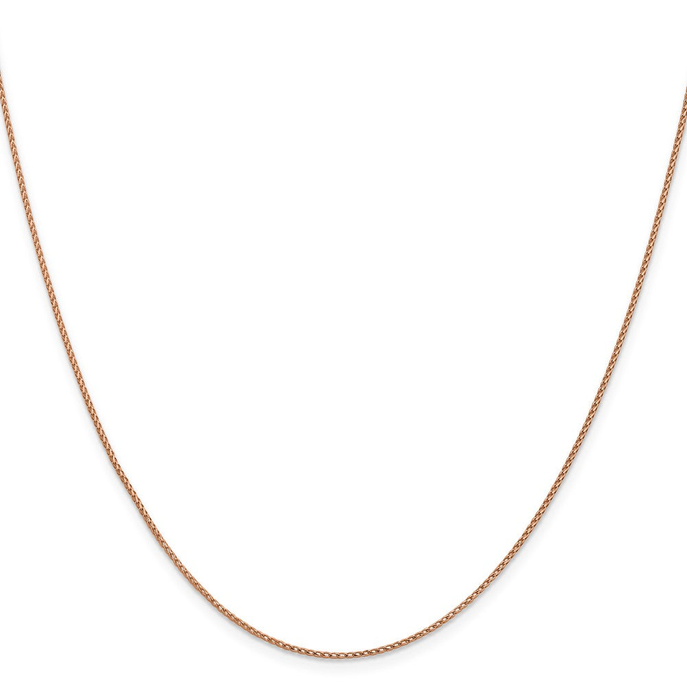 FJC Finejewelers 14 kt Rose Gold Bright Cut Open Franco Chain 16 Inches x 0.95 mm