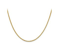 FJC Finejewelers 14 kt Yellow Gold Bright Cut Open Franco Chain 18 Inches x 2.1 mm