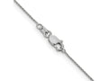 FJC Finejewelers 14 kt White Gold Bright Cut Spiga Chain 20 Inches x 0.65 mm