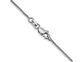 FJC Finejewelers 14 kt White Gold Bright Cut Spiga Chain 16 Inches x 1 mm