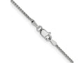 FJC Finejewelers 14 kt White Gold Solid Bright Cut Spiga Chain 20 Inches x 1.2 mm