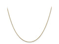 FJC Finejewelers 14 kt Yellow Gold Bright Cut Spiga Chain 16 Inches x 0.65 mm